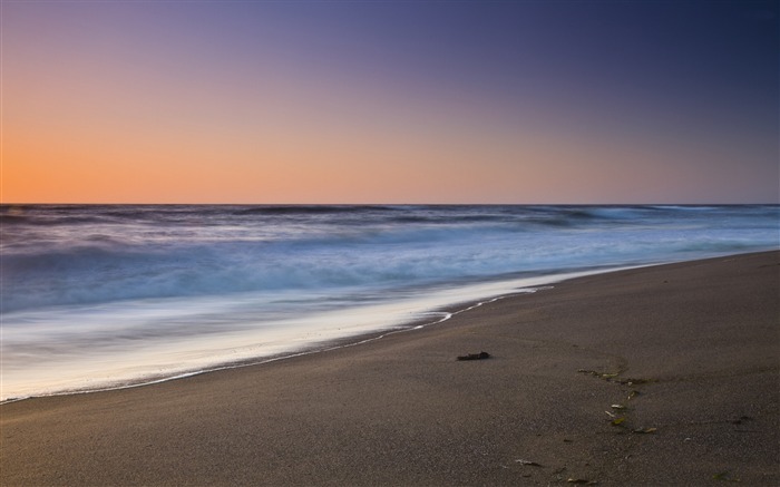 Ondas de espuma praia arenosa-fotografia da natureza papel de parede HD Visualizações:9315