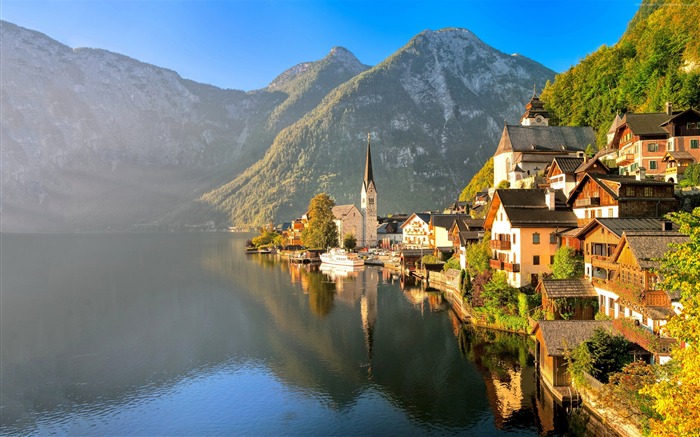 Hallstatt gmunden austria-Travel HD Desktop Wallpaper Views:13346 Date:2016/3/8 8:18:30