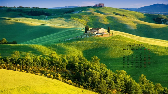 Italy Tuscany-April 2016 Calendar Wallpaper Views:8717 Date:2016/3/30 8:50:18