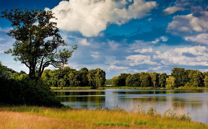 Paisagem da água do rio - Papéis de parede Wonderful Nature HD Visualizações:11049