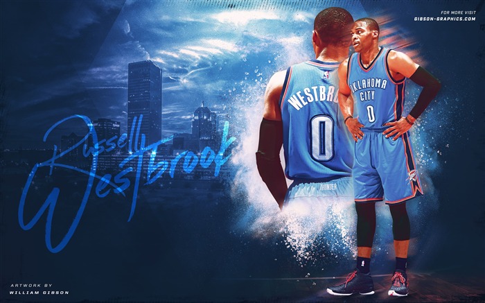 Russell Westbrook OKC Thunder-2016 NBA Basketball HD Wallpaper Views:24582 Date:2016/3/18 22:49:17