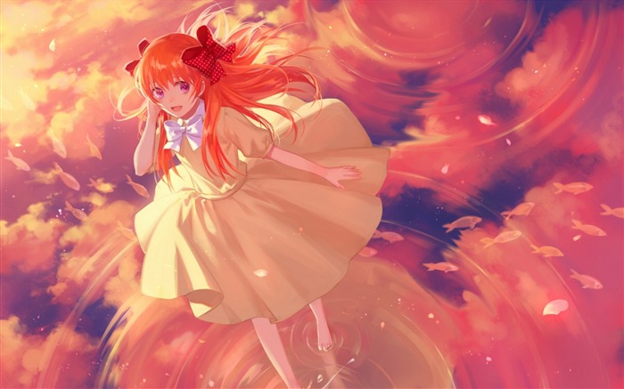 Sakura chiyo girl dress-Anime Design fondo de pantalla HD Vistas:8005