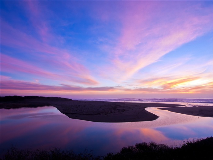 Salmon Creek california-Wonderful Nature HD Wallpaper Visualizações:7673