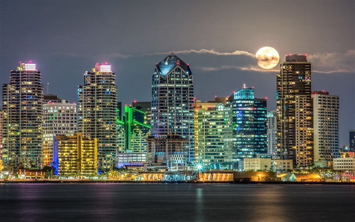 San diego skyline-Cities HD Wallpapers Visualizações:12541