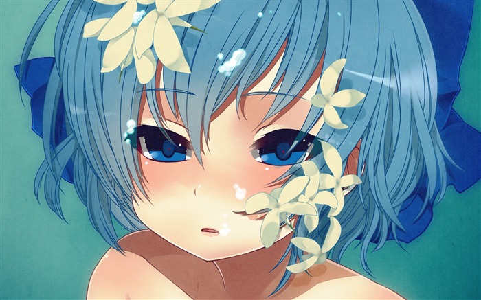 Touhou cirno girl child-Anime Design fondo de pantalla HD Vistas:10363