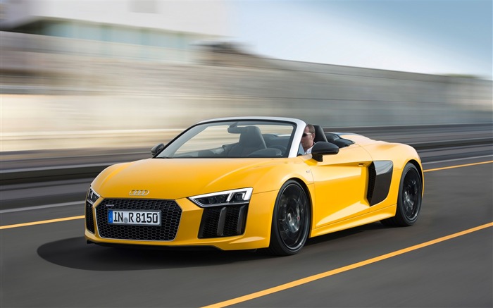 2017 Audi R8 Spyder V10 Auto HD Fonds d'écran Vues:37819