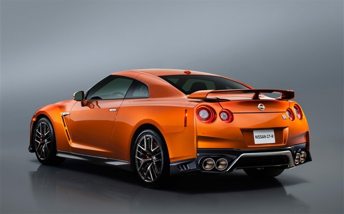 2017 naranja Nissan GTR Auto HD Wallpaper 04 Vistas:10722