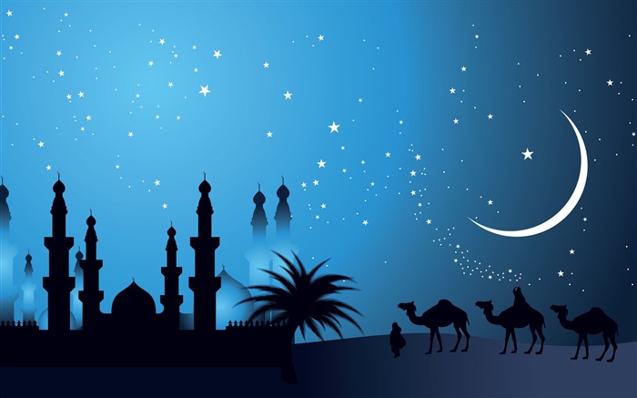 Arabian night-Vector Art Design HD Wallpaper Views:18202 Date:2016/4/27 9:52:47