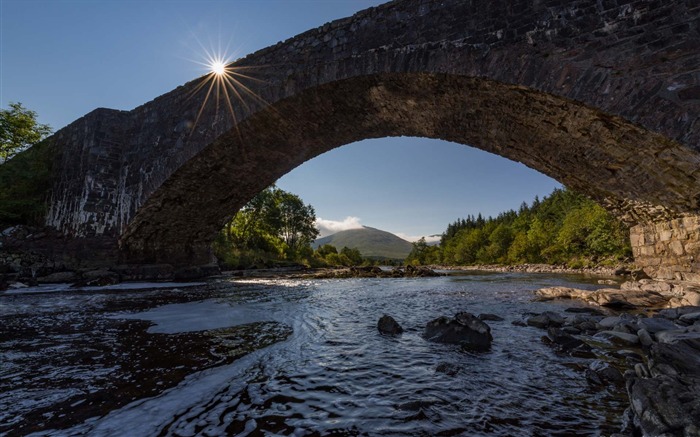 Puente de Orchy-Escocia Fotografía Fondo de pantalla Vistas:7184