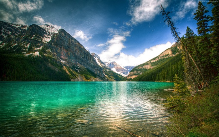 Canada national park banff glacier lake-Nature HD Wallpaper Views:12040 Date:2016/4/14 10:02:01