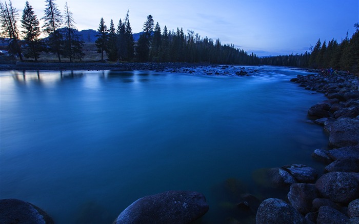 Kanas Lake Xinjiang China Travel Photo HD Wallpaper 05 Vistas:8016