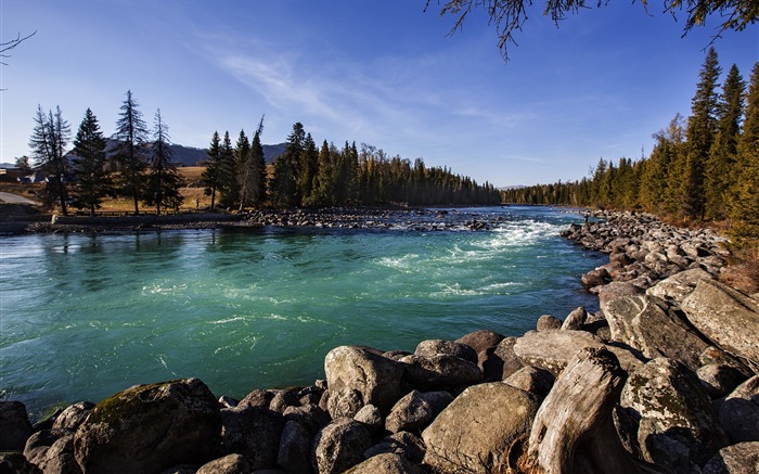 Kanas Lake Xinjiang China Travel Photo HD Wallpaper 09 Visualizações:9770