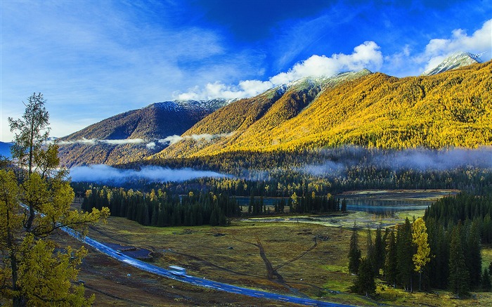 Kanas Lake Xinjiang China Travel Photo fondo de pantalla HD 11 Vistas:11815