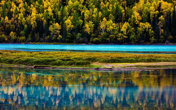 Kanas Lake Xinjiang China Travel Photo fondo de pantalla HD 12 Vistas:10228