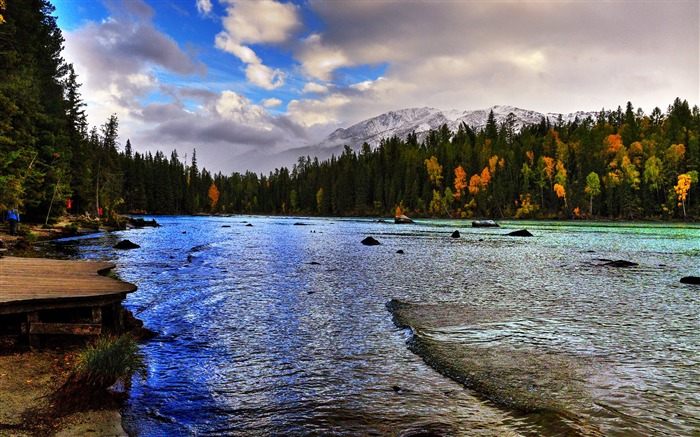 Kanas Lake Xinjiang China Travel Photo fondo de pantalla HD 15 Vistas:12085