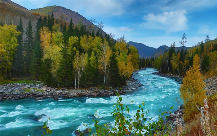 Kanas Lake Xinjiang China Travel Photo Fondo de pantalla HD 19 Vistas:12203