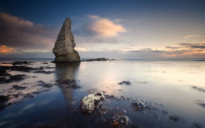 Piedras de roca reeves evening sea-Nature Papel pintado de alta calidad Vistas:7663