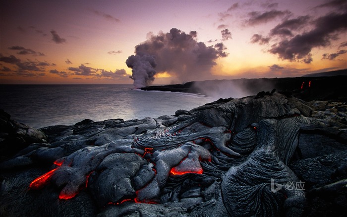 Sudoeste da ilha do Havaí Kilauea-2016 Bing Wallpaper Visualizações:6710