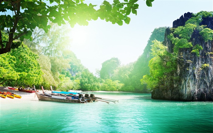 Paisaje de la naturaleza de vacaciones de viajes de Tailandia fondo de pantalla HD Vistas:35616