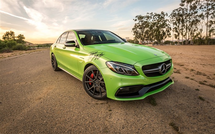 2016 Vorsteiner Mercedes-AMG C63 HD Papel pintado 02 Vistas:8406