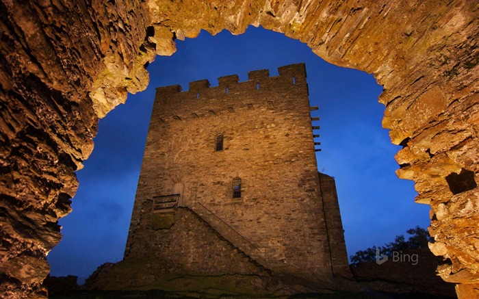 Dolwyddelan Castle in Wales-2016 Bing Desktop Wallpaper Views:7546 Date:2016/5/20 11:07:43