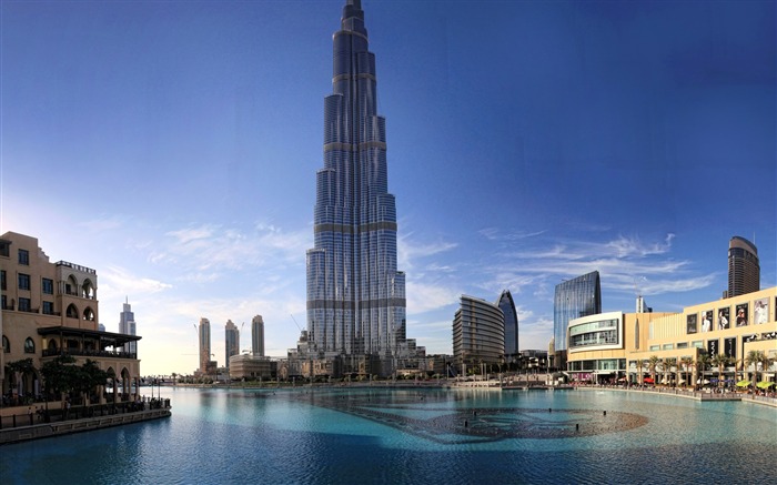 Dubaï Khalifa Tower Hôtel-Villes Photo HD Fonds d'écran Vues:10847