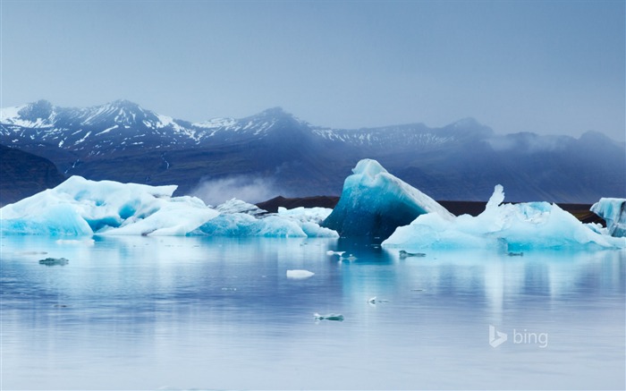 Jokulsarlon冰島東南部-2016必應桌面壁紙 查看次數:9697