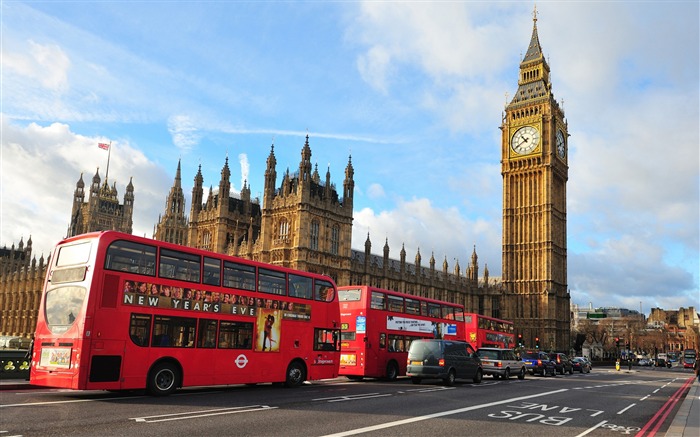 London Big Ben Westminster Abbey Bus-Cities Photo fondo de pantalla HD Vistas:20151