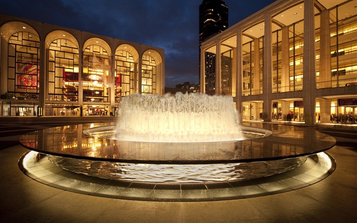 Nueva York Lincoln Center Arts-Cities Photo fondo de pantalla HD Vistas:8722