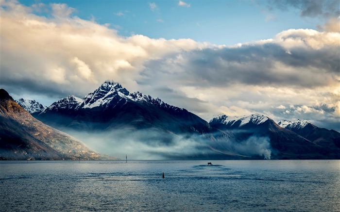 New zealand sea mountains clouds-2016 High Quality Wallpaper Views:11189 Date:2016/5/21 4:54:54