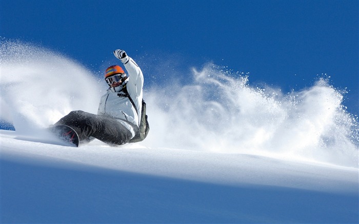 Snow Mountain Snowboarding Extreme HD Wallpaper 14 Vistas:8807