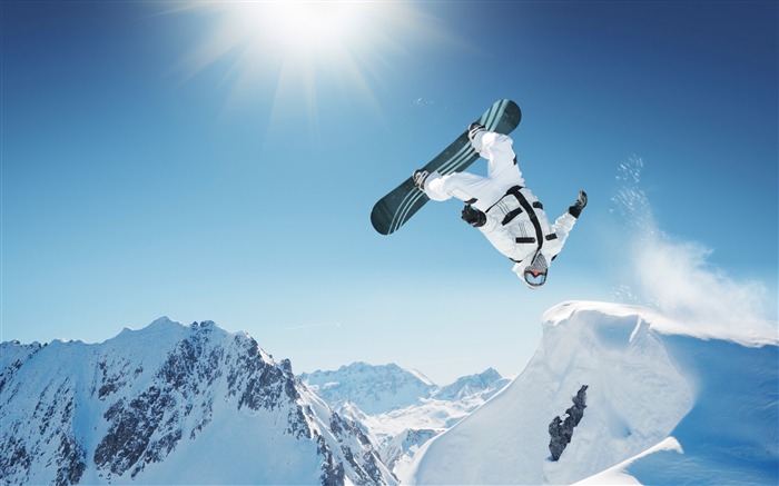 Snow Mountain Snowboarding Extreme Fondo de pantalla HD 18 Vistas:7992