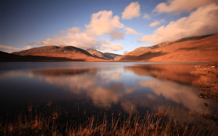 Cenário do porão Calm Lakes-Landscape theme HD Wallpaper Visualizações:8993