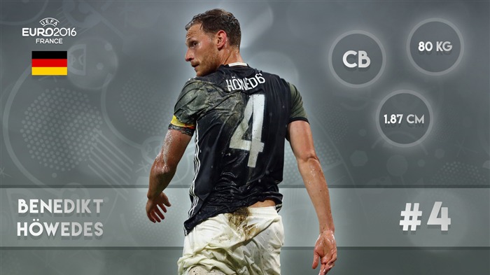 Benedikt Howedes-UEFA Euro 2016 Player Wallpaper Visualizações:7086