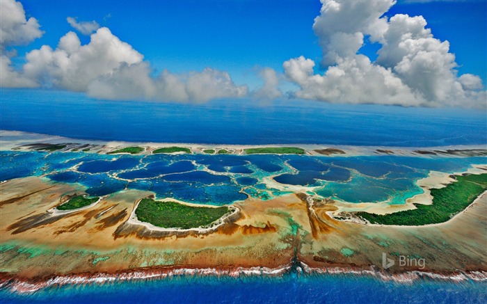 Caroline Atoll Kiribati-2016 Bing Fond d'écran Vues:9883