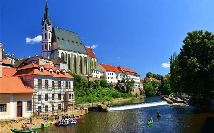 Cesky Krumlov paisagem de viagem HD Wallpaper 02 Visualizações:8213