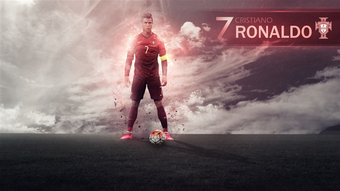 Cristiano Ronaldo-UEFA Euro 2016 Player Wallpaper Visualizações:7873