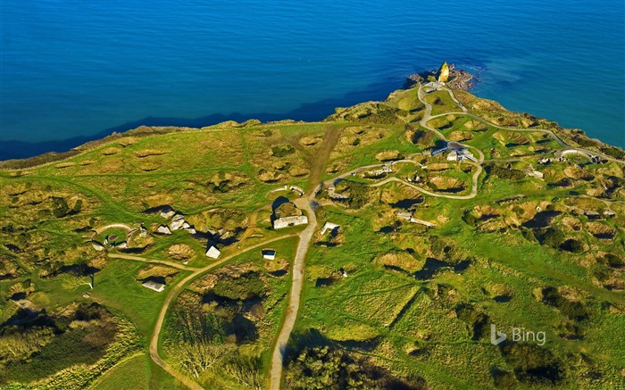 França Pointe du Hoc Cricqueville-en-Bessin-2016 Bing Desktop Wallpaper Visualizações:7087