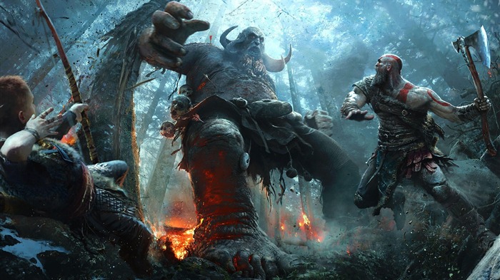 God of war 2016-Game fondo de pantalla HD de alta calidad Vistas:12962