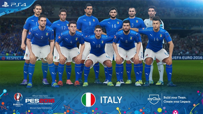 Italia-UEFA Euro 2016 France HD fondo de pantalla Vistas:9237