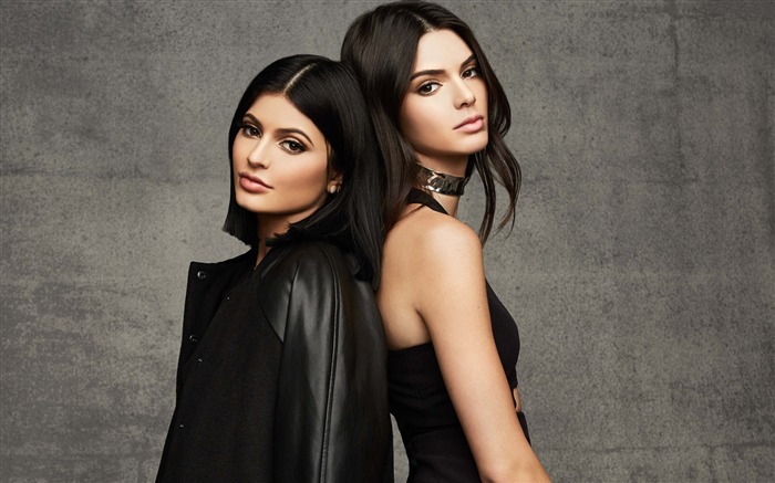 Kylie Jenner y Kendall Jenner-belleza foto fondo de pantalla HD Vistas:15083