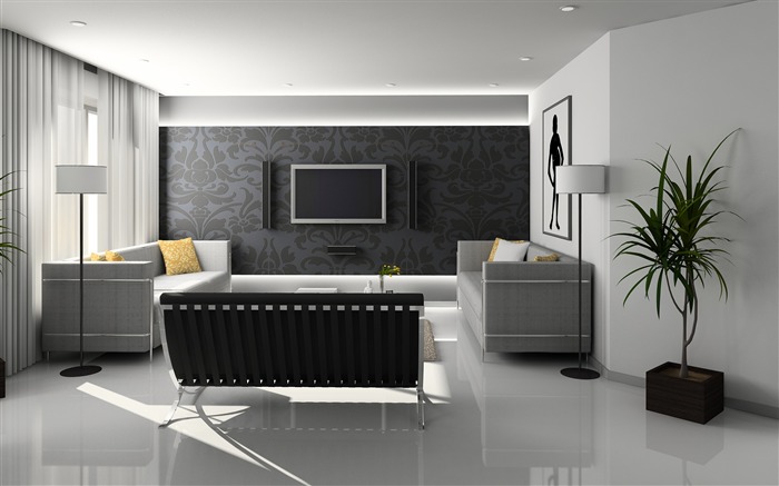 Minimalist interior design theme HD Wallpaper 02 Views:11586 Date:2016/6/21 9:47:30