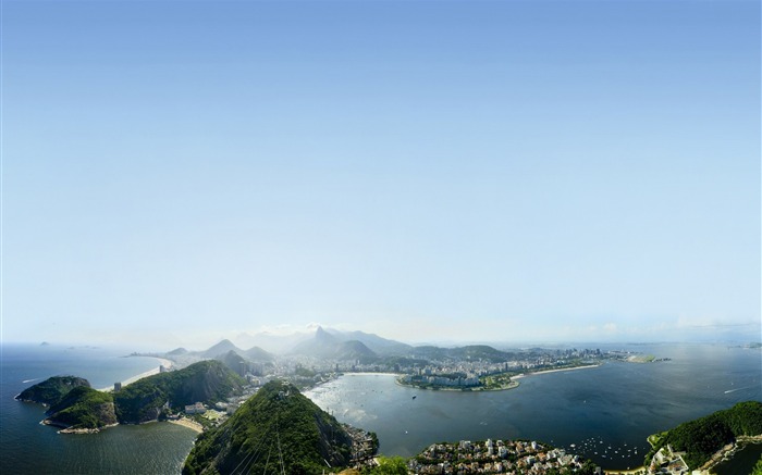 Río de janeiro cielo nubes aire-naturaleza HD foto fondo de pantalla Vistas:8895