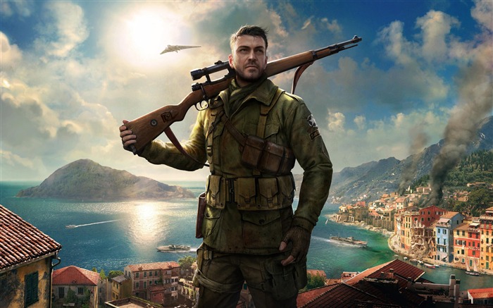 Sniper Elite 4-Game alta calidad fondo de pantalla HD Vistas:10698