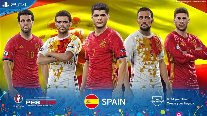 España-UEFA Euro 2016 France HD fondo de pantalla Vistas:6099