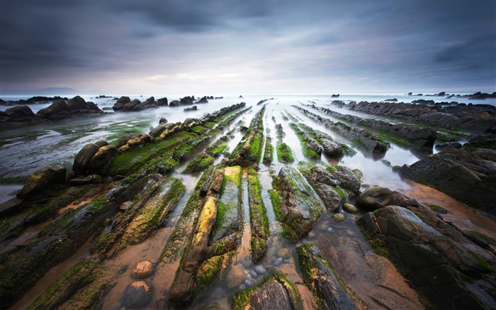 baie biscay la côte de l'Espagne-Paysage de haute qualité Fond d'écran Vues:6868