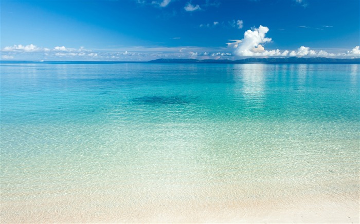 夏の青い海の風景のHDデスクトップの壁紙 ブラウズ:39441