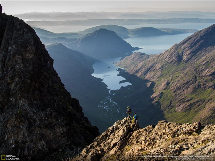 Traverse Cuillin Ridge morning-2016 National Geographic fondo de pantalla Vistas:7557