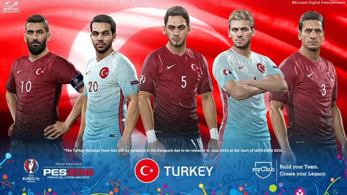 Turquía-UEFA Euro 2016 France HD fondo de pantalla Vistas:6319