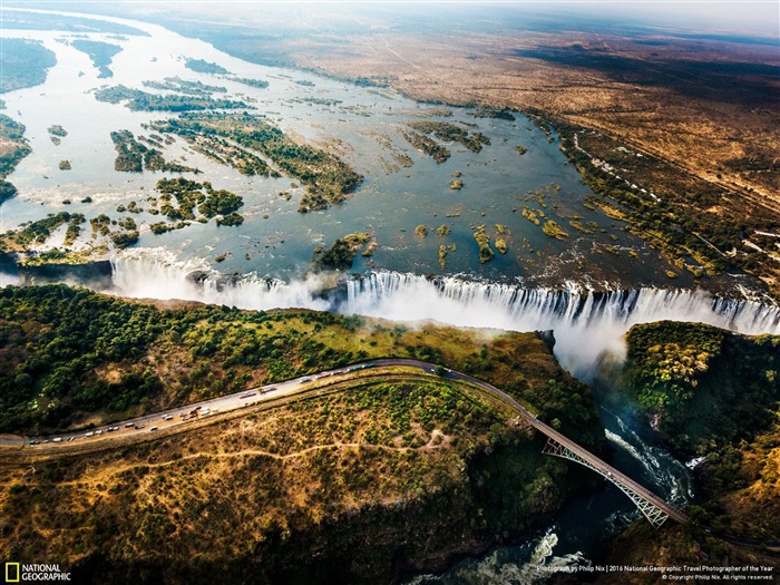 Victoria Falls Matabeleland North-2016 National Geographic fondo de pantalla Vistas:9914